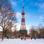 札幌電視塔冬天