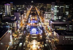 札幌電視塔燈光秀