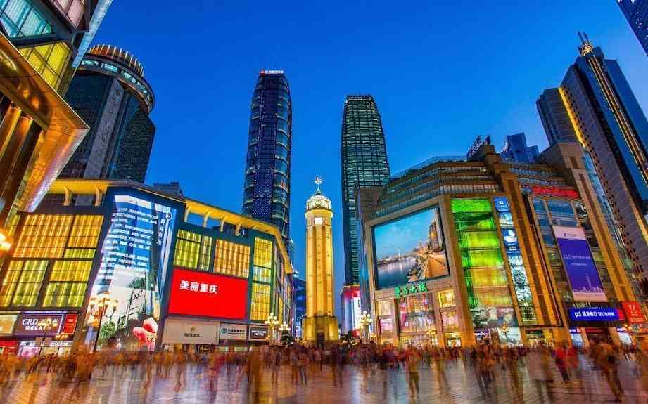 重慶景點地圖